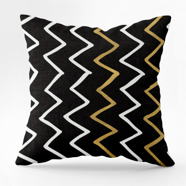 Bohemian Ethnic Geometric Throw Pillow Case Sofa Cotton Linen Cushion Cover 18"